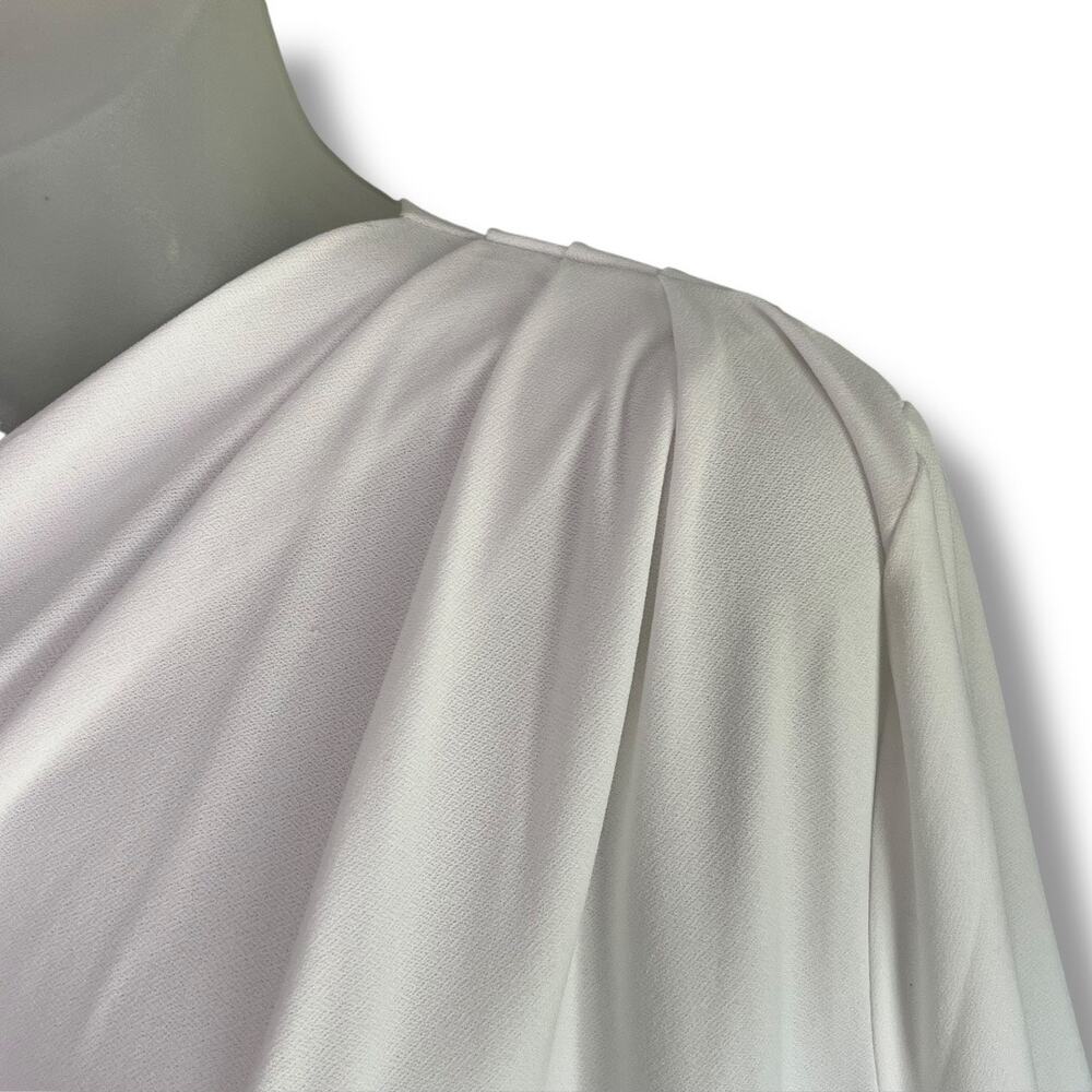 Halogen pleated one shoulder blouse NWT - Picture 4 of 5